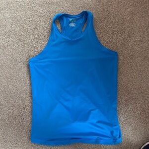 tek gear bright blue racerback workout tank women’s S